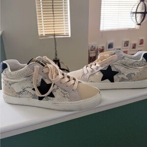 vintage Havana worn once  Star-Patterned Sneakers